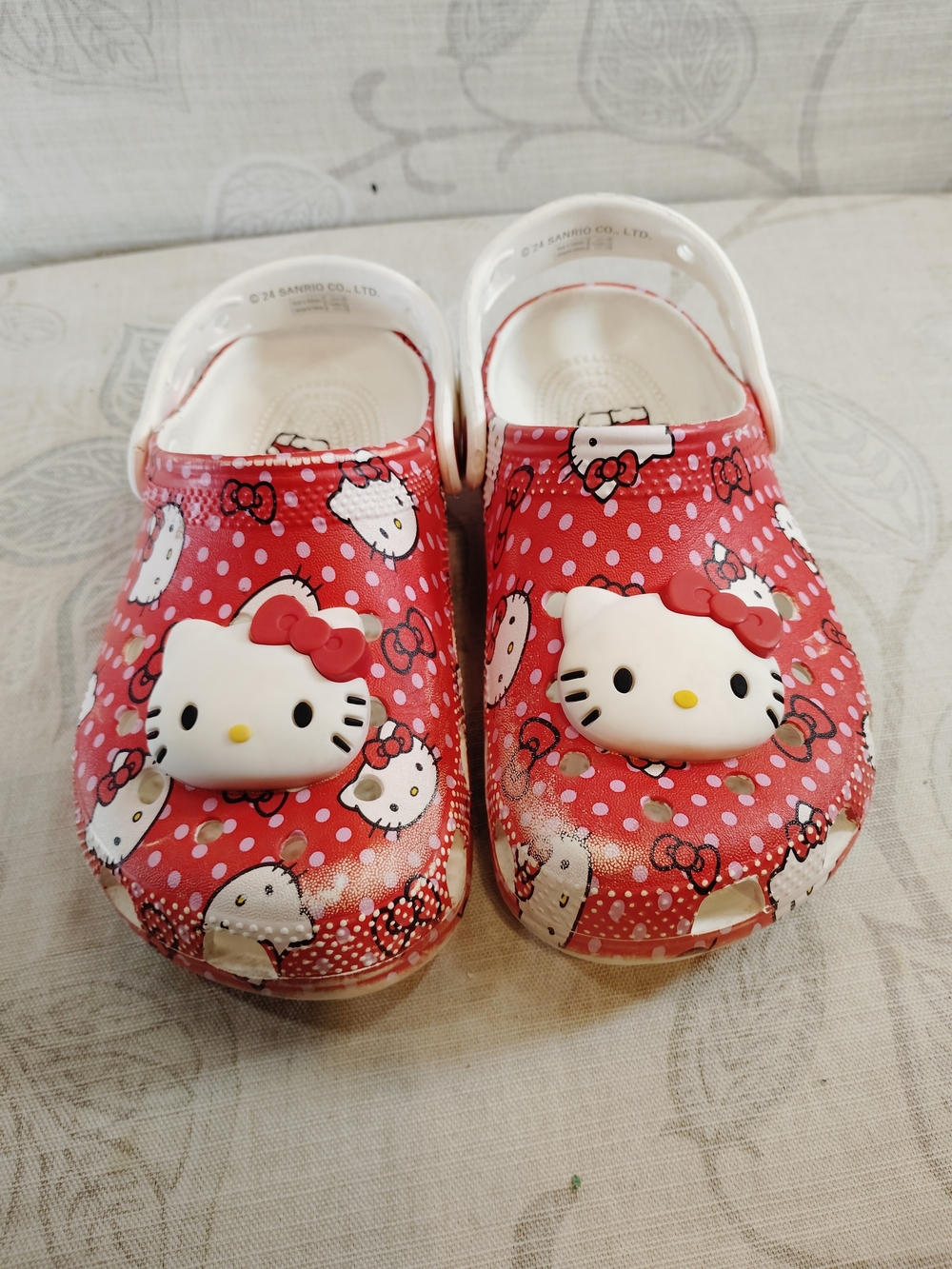 Hello Kitty Red Kids Slip-On Clogs